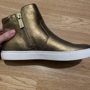 Kenneth Cole New York Women's Kiera High Top Gold